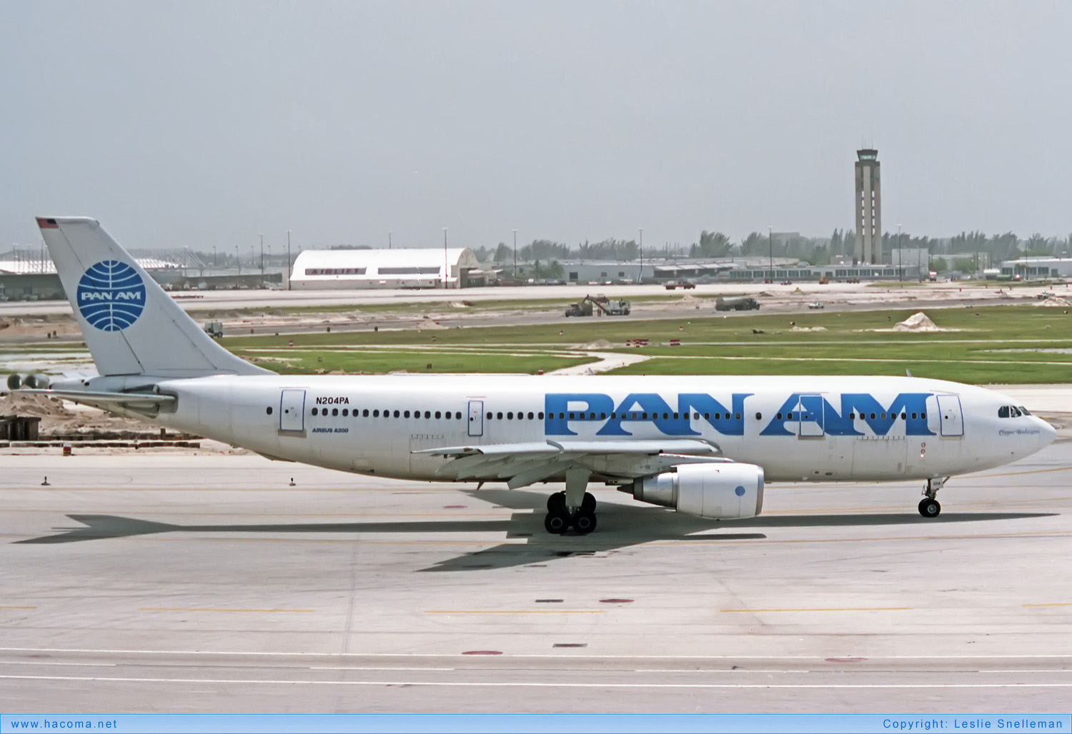 Photo of N204PA - Pan Am Clipper Washington / Costa Rica - Miami International Airport - Apr 30, 1986