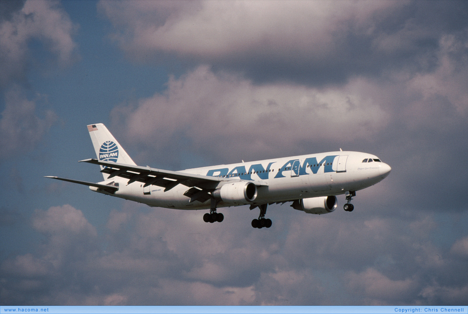 Photo of N208PA - Pan Am Clipper San Francisco - Miami International Airport - Nov 7, 1989