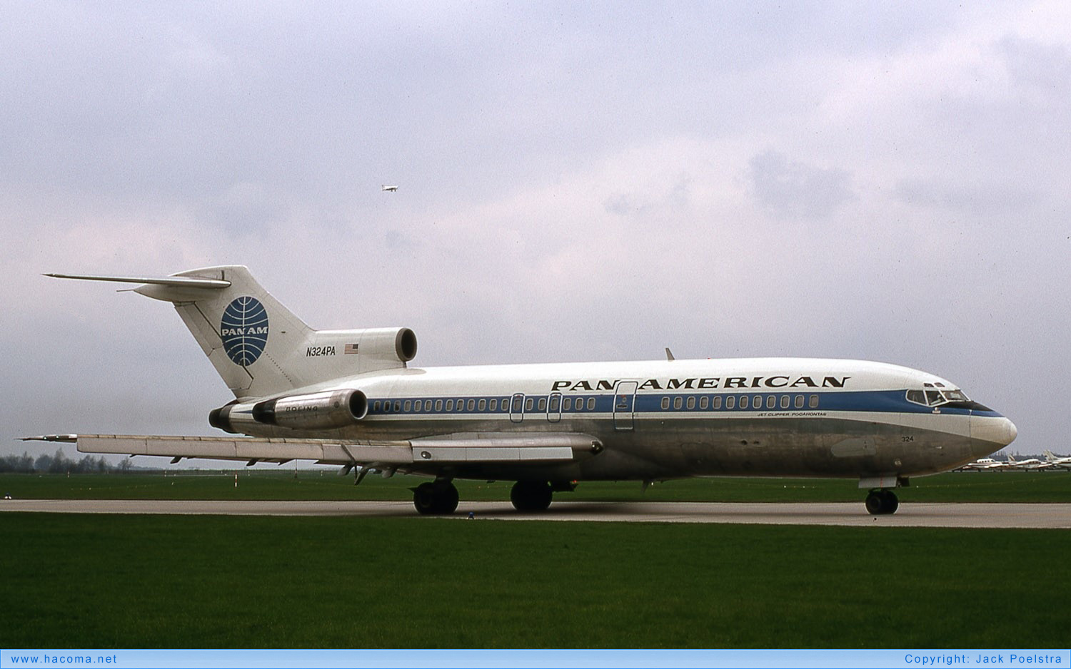 Photo of N324PA - Pan Am Clipper Muenchen / Australia / Pocahontas / Berlin / David Crockett - Hanover Airport - Apr 1970