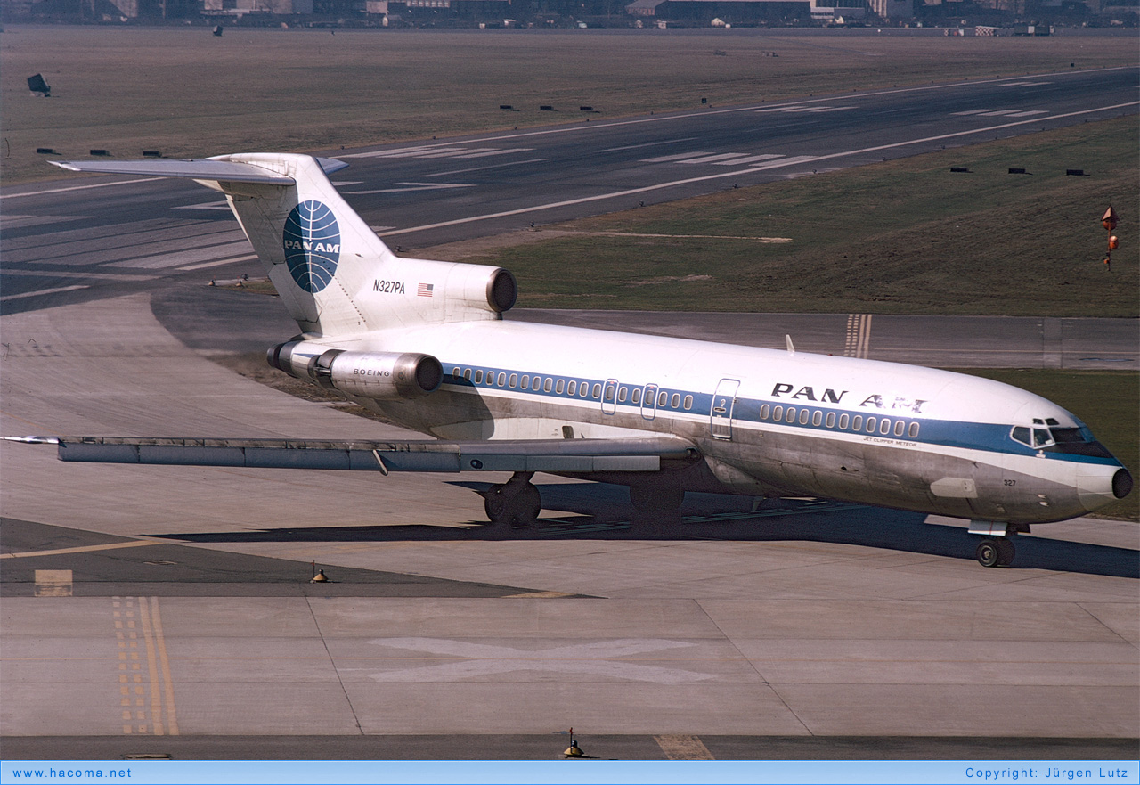 Photo of N327PA - Pan Am Clipper Hannover / Inca / Duesseldorf / Pocahontas / Meteor / Berlin Express - Berlin Tempelhof Airport - 1972