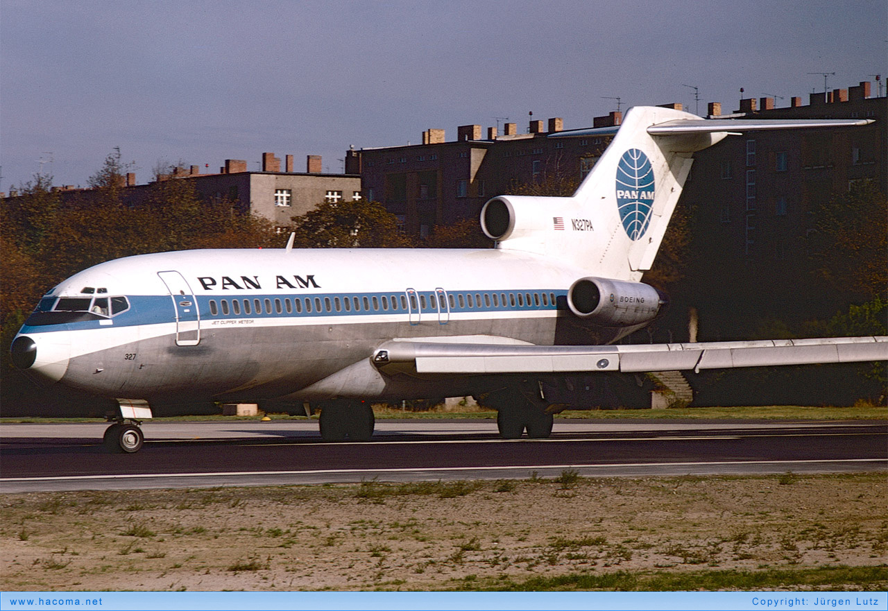 Photo of N327PA - Pan Am Clipper Hannover / Inca / Duesseldorf / Pocahontas / Meteor / Berlin Express - Berlin Tempelhof Airport - 1972