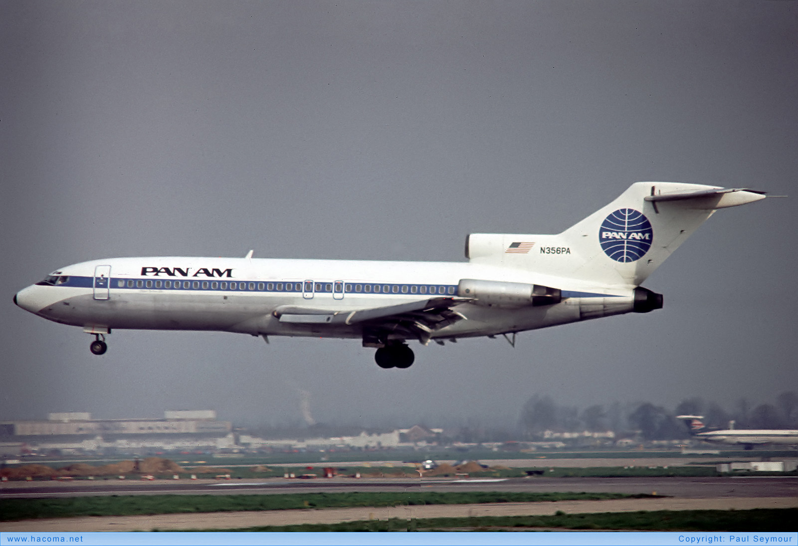Photo of N356PA - Pan Am Clipper Belle of the Sky / Berliner Baer - London Heathrow Airport - Mar 25, 1977