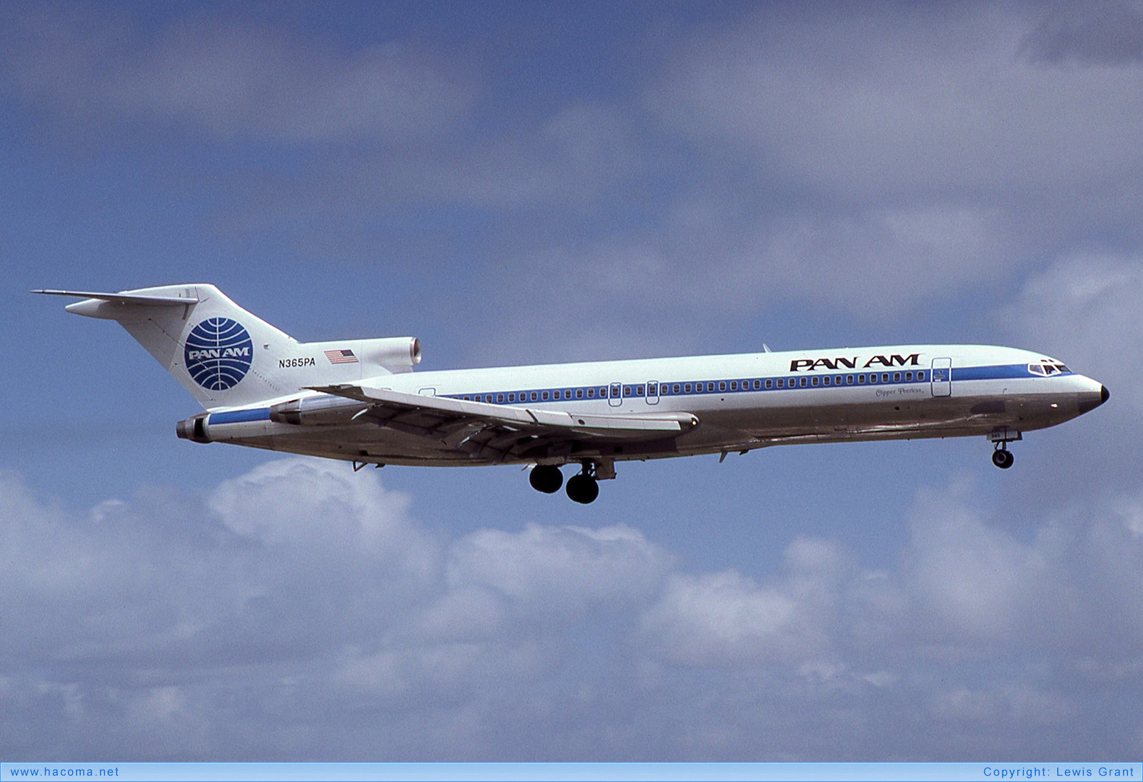 Photo of N365PA - Pan Am Clipper Peerless - Miami International Airport - Mar 31, 1982