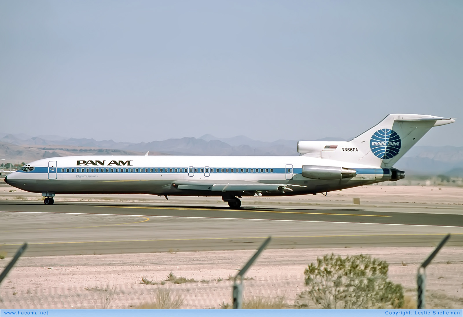 Foto von N366PA - Pan Am Clipper Expounder - McCarran International Airport - 08.10.1982