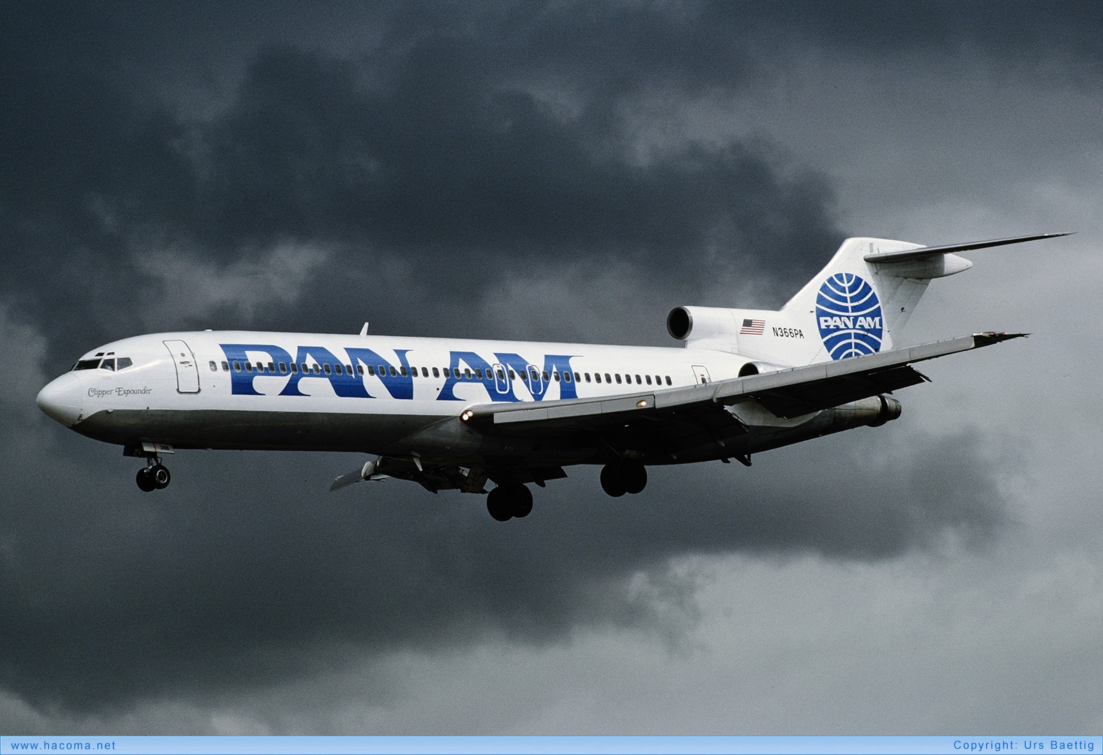Photo of N366PA - Pan Am Clipper Expounder - Miami International Airport - Jan 1991