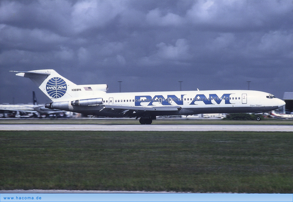 Foto von N369PA - Pan Am Clipper Hotspur - Miami International Airport - 1991