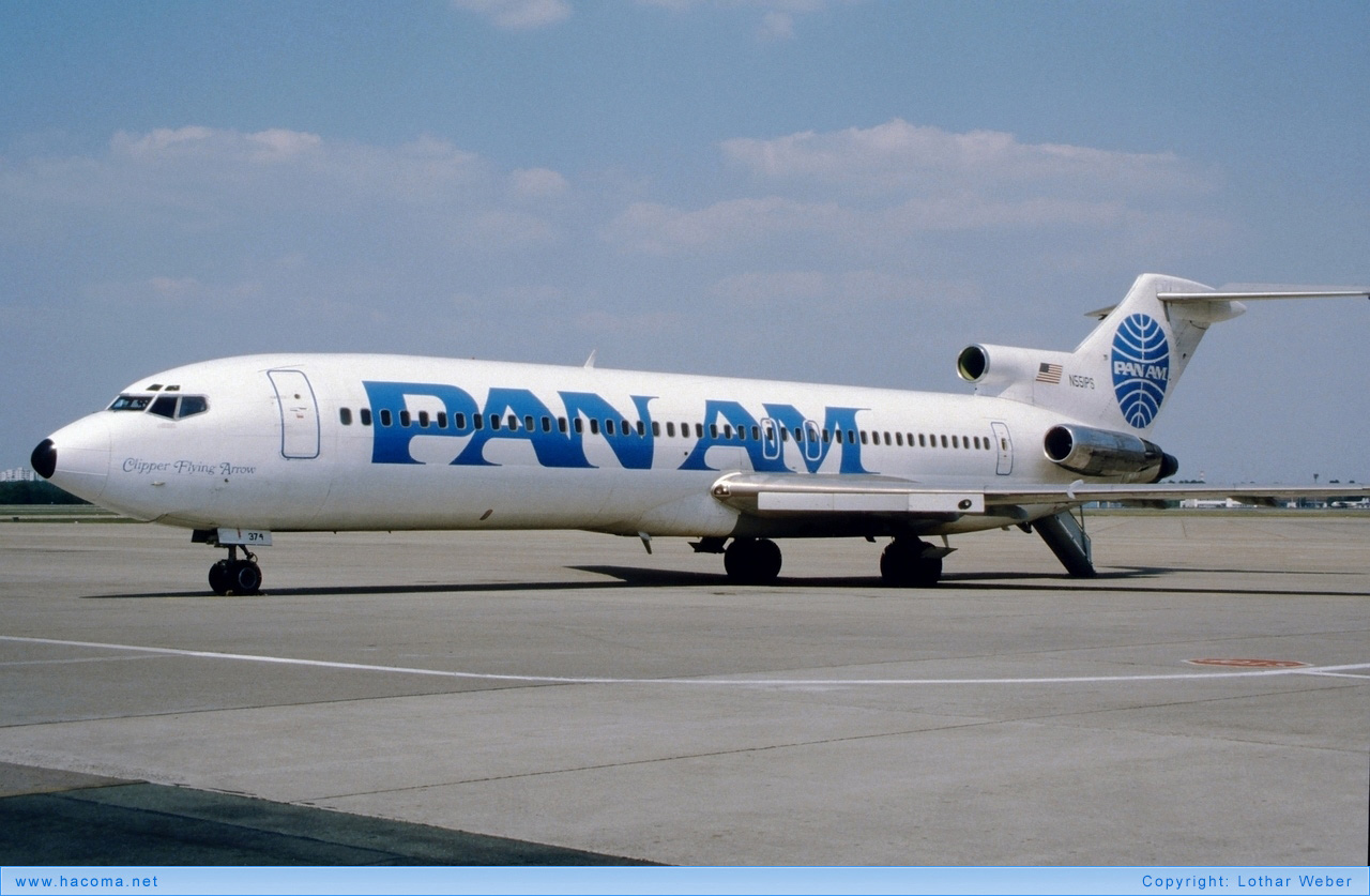 Foto von N374PA - Pan Am Clipper Flying Arrow - Flughafen Berlin-Tegel - 1985