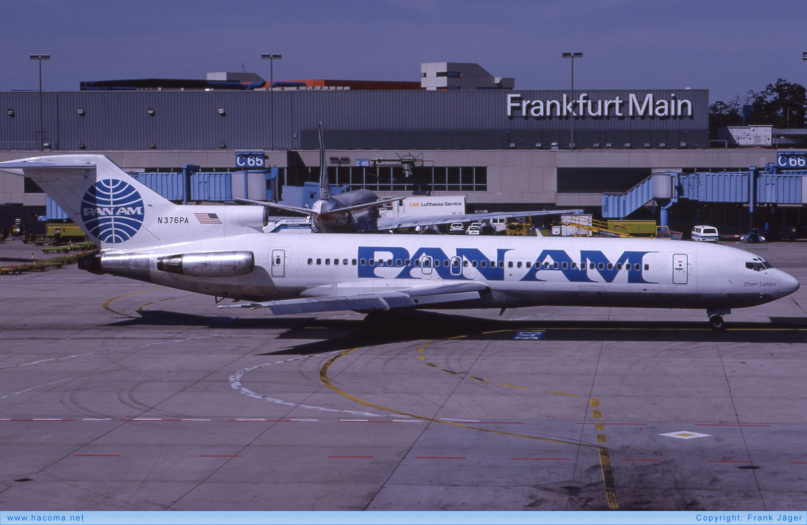 Photo of N376PA - Pan Am Clipper Lightfoot - Frankfurt International Airport - Jul 14, 1990