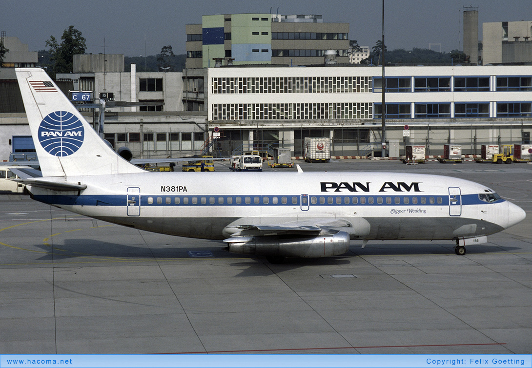 Foto von N381PA - Pan Am Clipper Wedding - Flughafen Frankfurt am Main - 29.09.1984