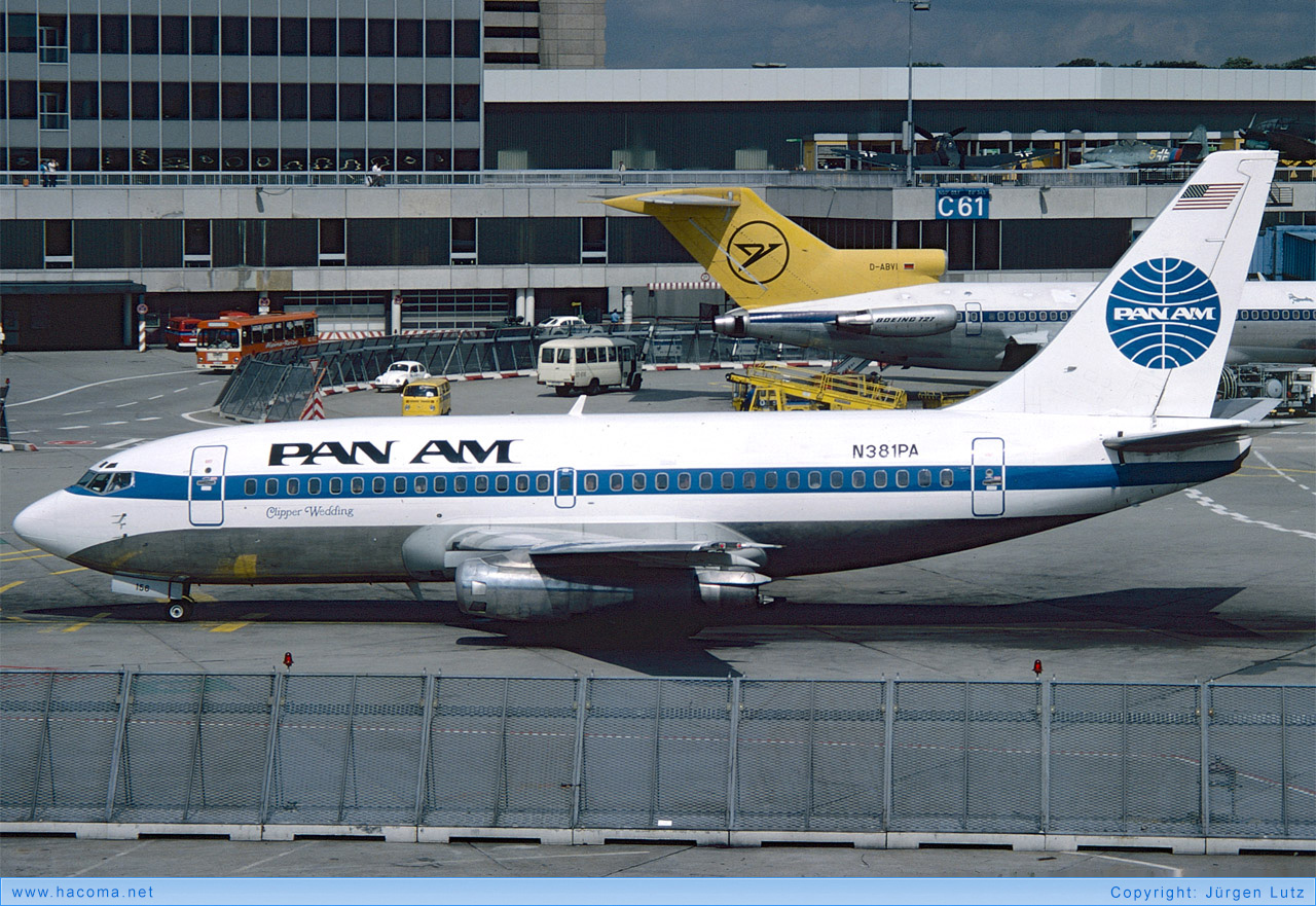 Foto von N381PA - Pan Am Clipper Wedding - Flughafen Frankfurt am Main - 1985