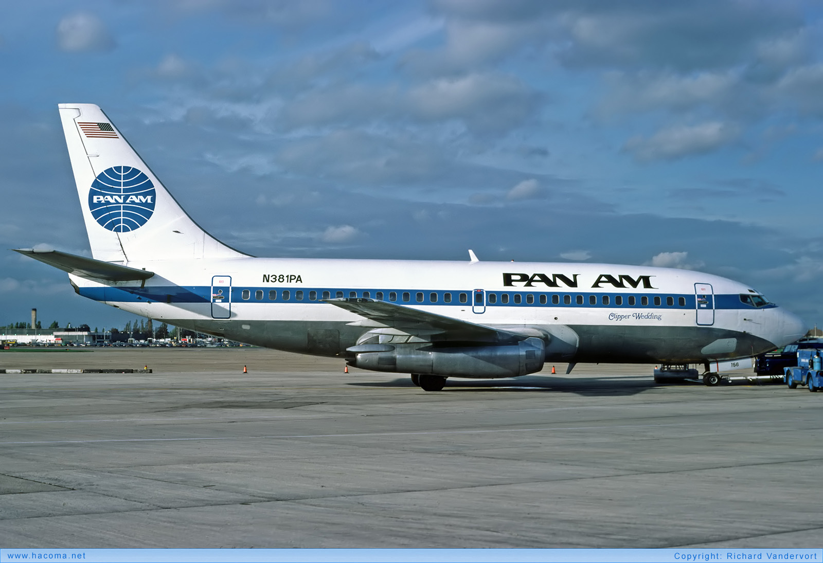 Photo of N381PA - Pan Am Clipper Wedding - London Heathrow Airport - Nov 1982