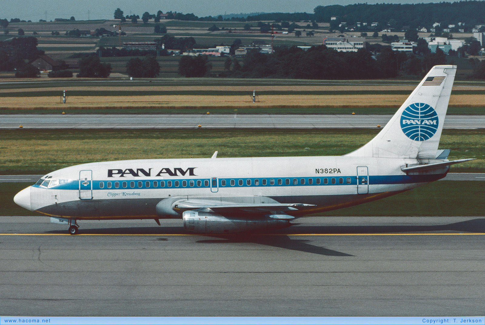 Photo of N382PA - Pan Am Clipper Kreuzberg - Zurich International Airport - 1985
