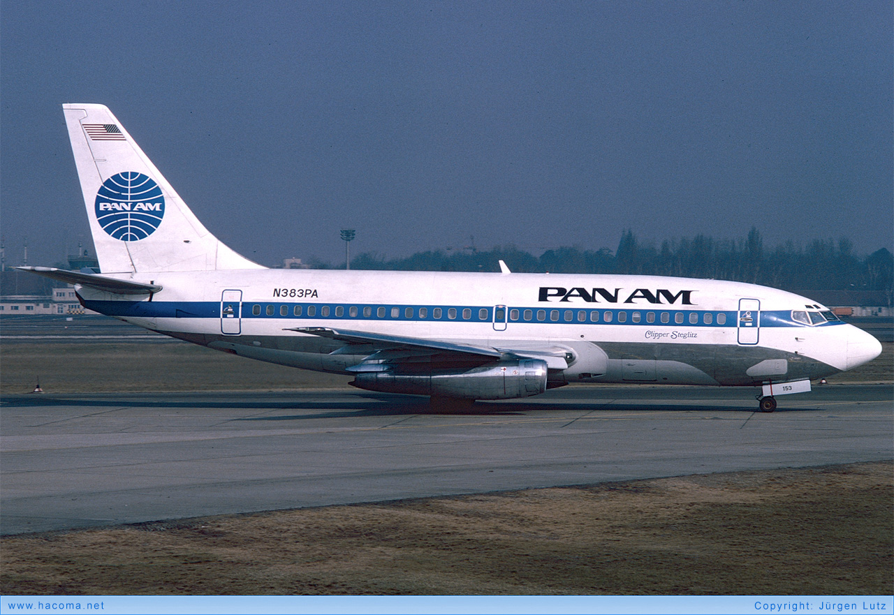Photo of N383PA - Pan Am Clipper Steglitz - Berlin-Tegel Airport - 1985