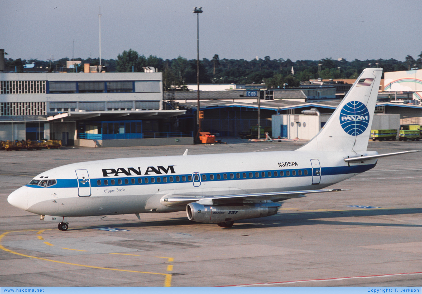 Foto von N385PA - Pan Am Clipper Berlin - Flughafen Frankfurt am Main - 1985