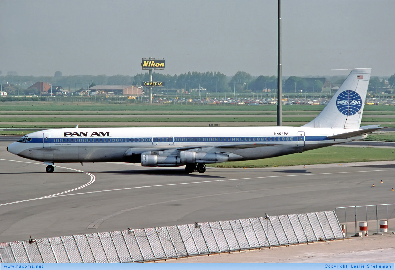 Foto von N404PA - Pan Am Clipper Seven Seas - Flughafen Schiphol - 18.05.1977