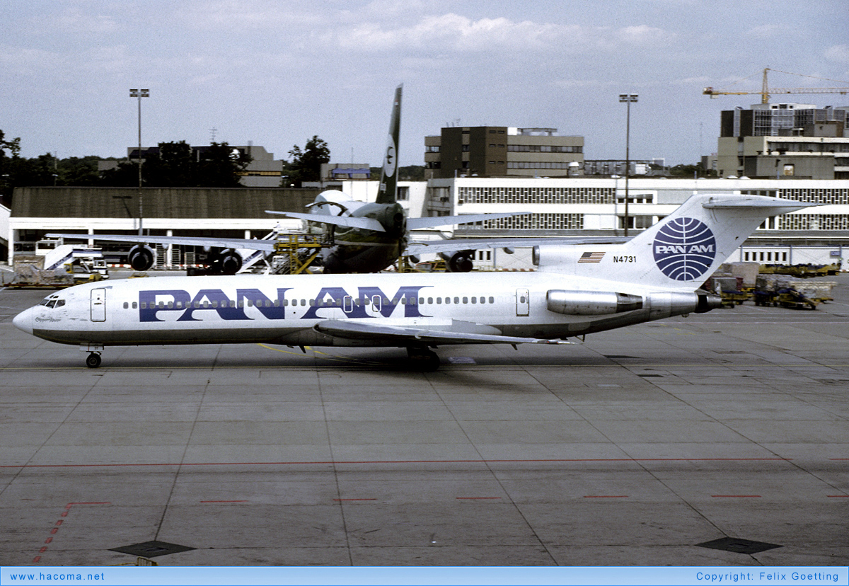 Photo of N4731 - Pan Am Clipper Alert - Frankfurt International Airport - Aug 14, 1989