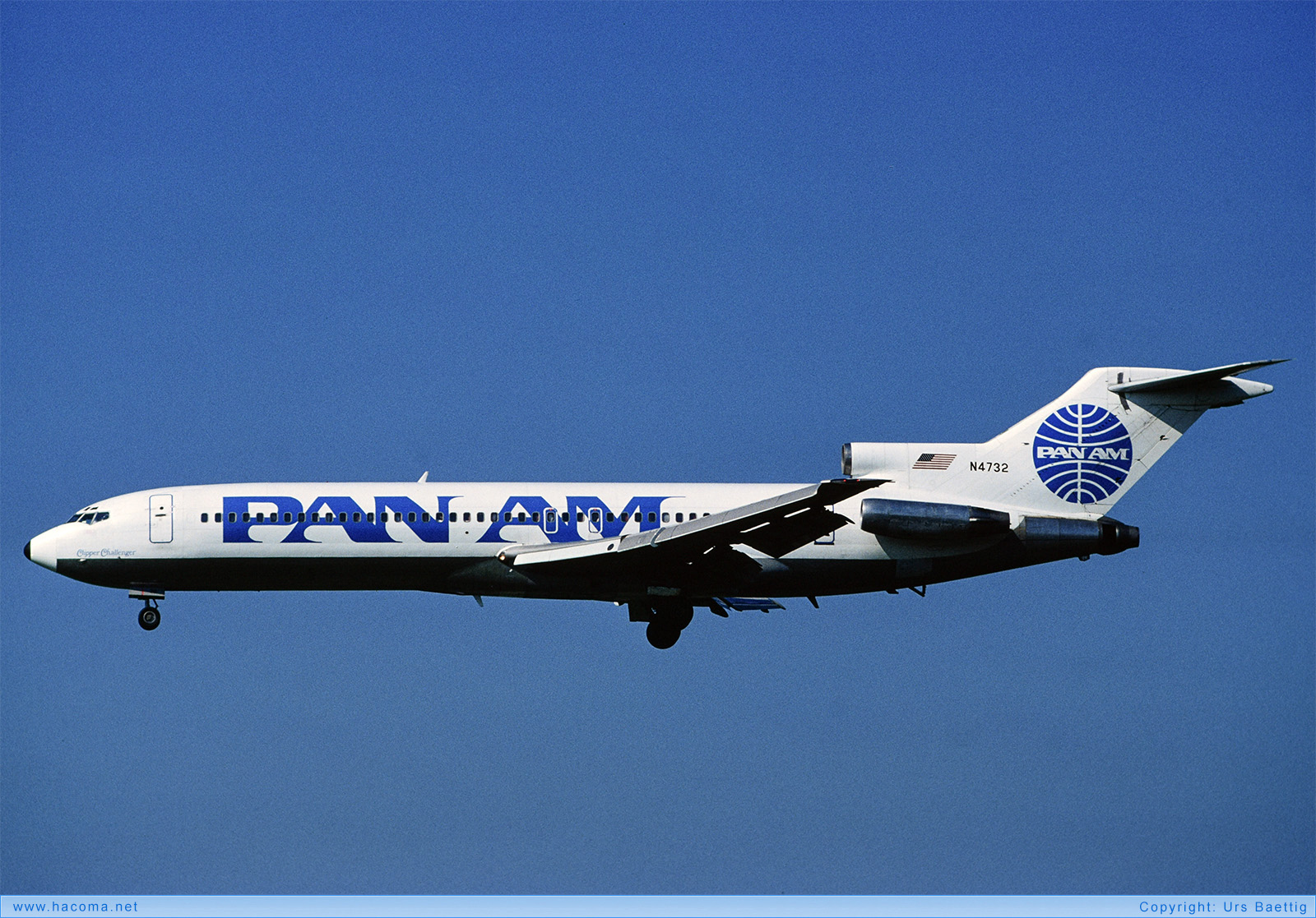 Foto von N4732 - Pan Am Clipper Challenger - Flughafen Zürich - 1989
