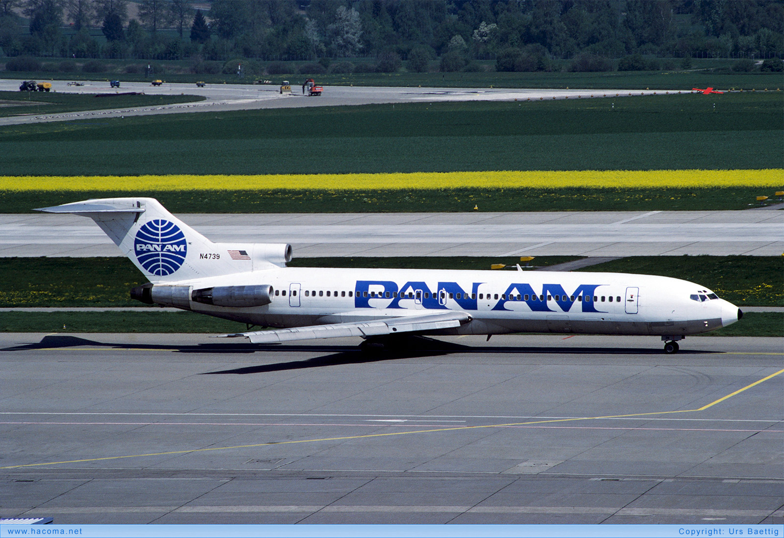Photo of N4739 - Pan Am Clipper Electric Spark - Zurich International Airport - 1987