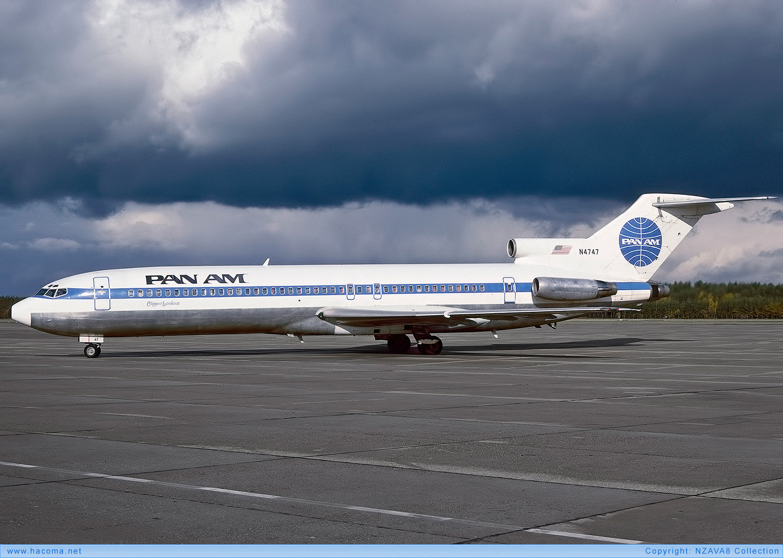 Photo of N4747 - Pan Am Clipper Lookout - Nuremberg Airport - Oct 1986