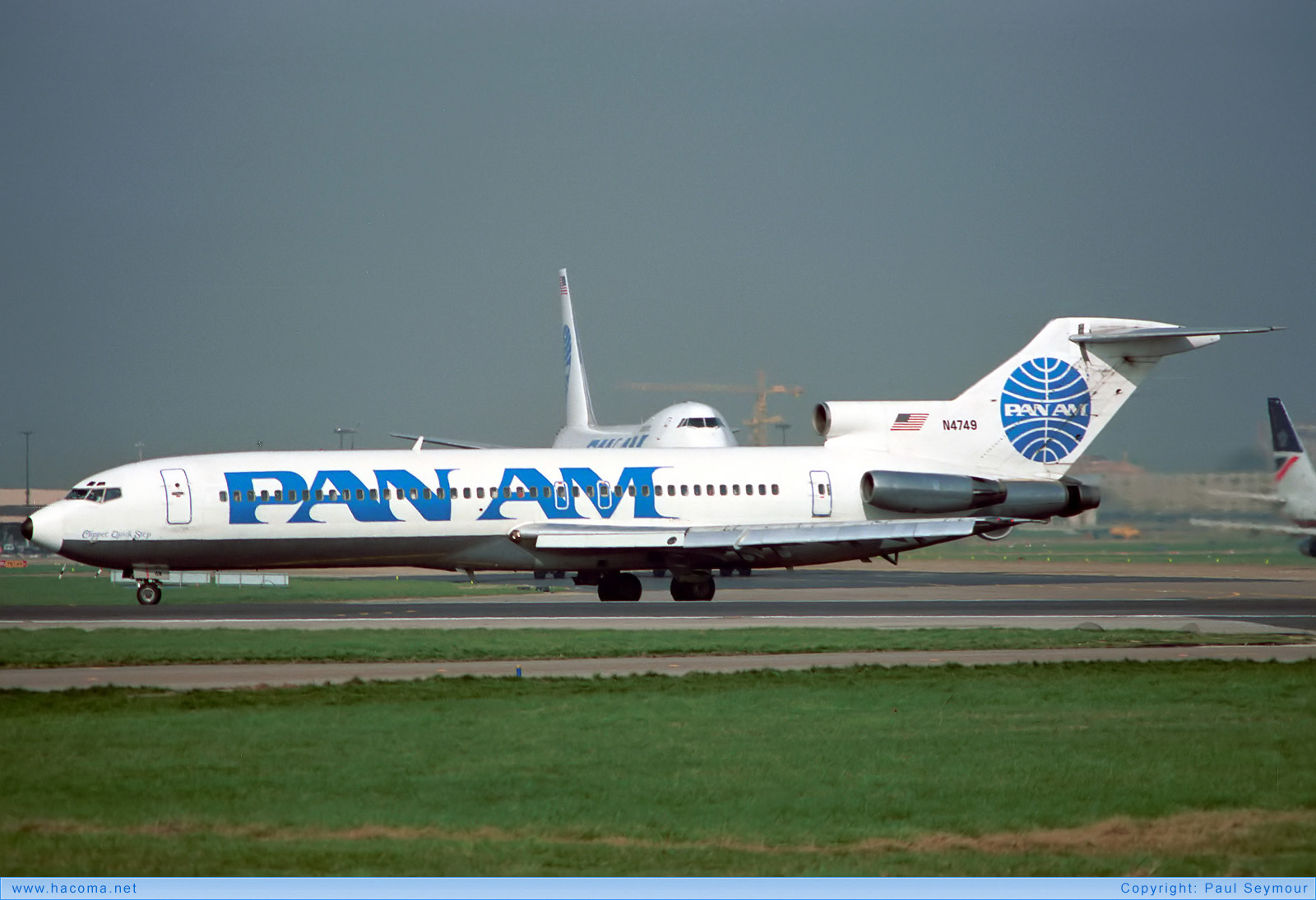 Photo of N4749 - Pan Am Clipper Quickstep - London Heathrow Airport - Mar 17, 1990