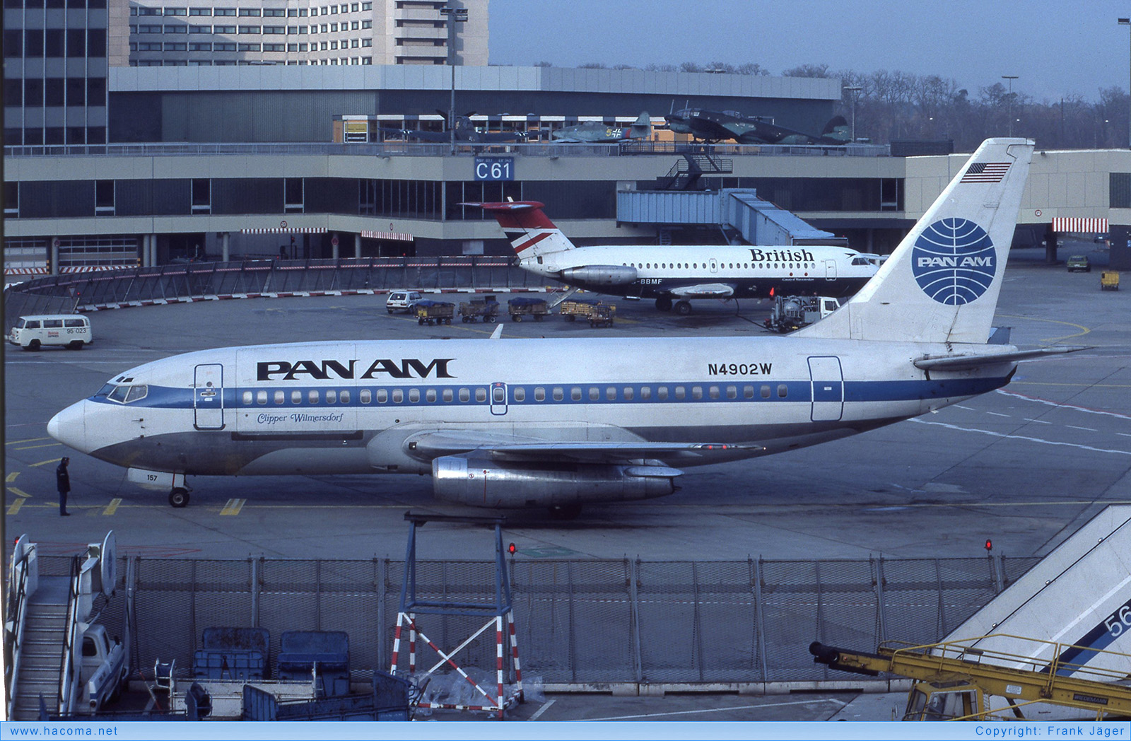 Photo of N4902W - Pan Am Clipper Wilmersdorf - Frankfurt International Airport - Dec 1, 1984