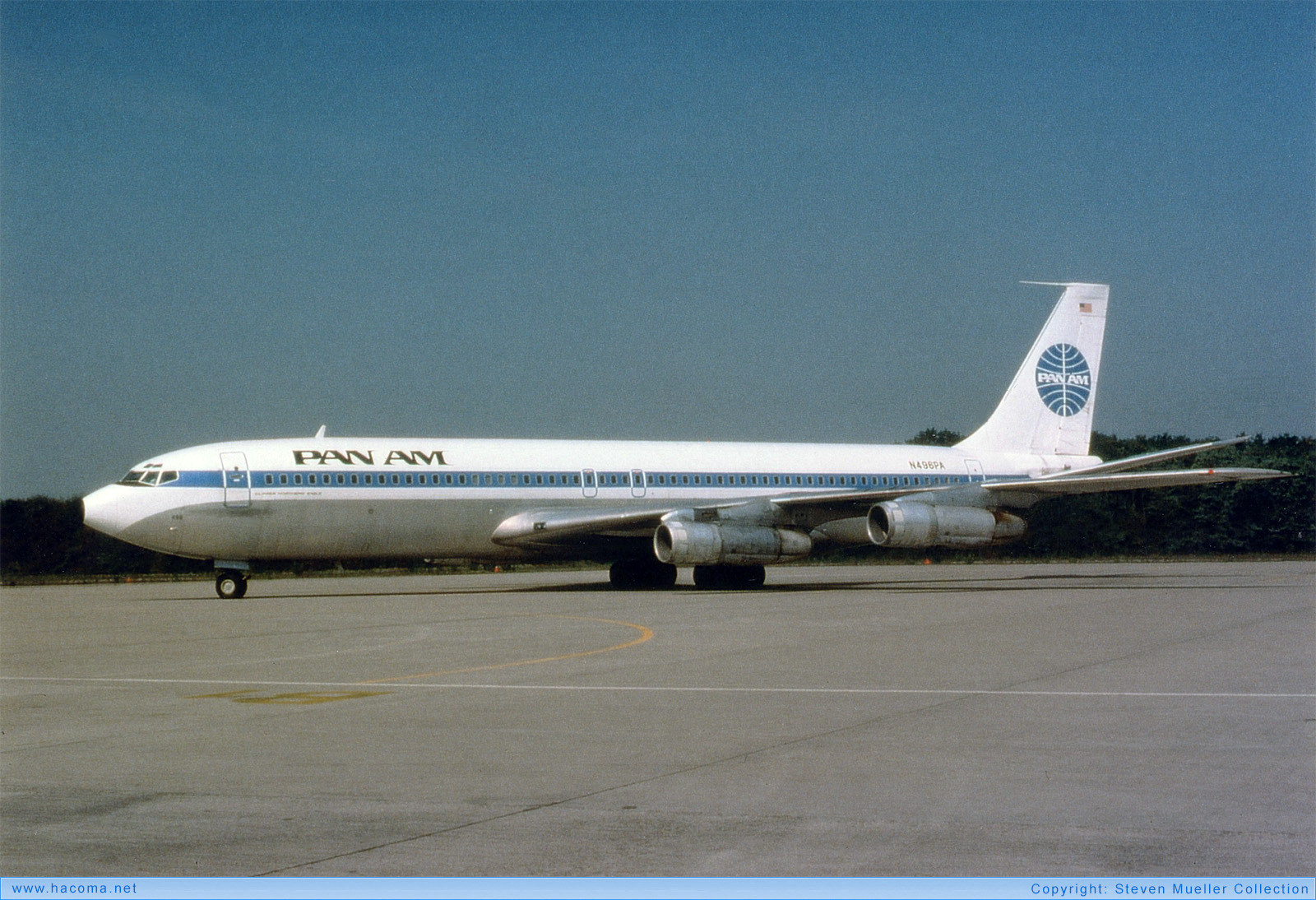 Photo of N496PA - Pan Am Clipper Northern Eagle - Basel Airport - 1976