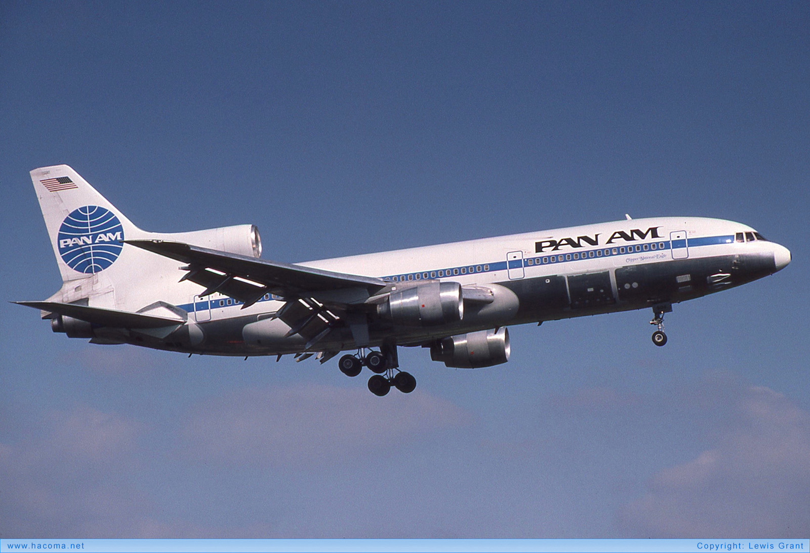Photo of N504PA - Pan Am Clipper National Eagle - Gatwick Airport - Apr 18, 1981