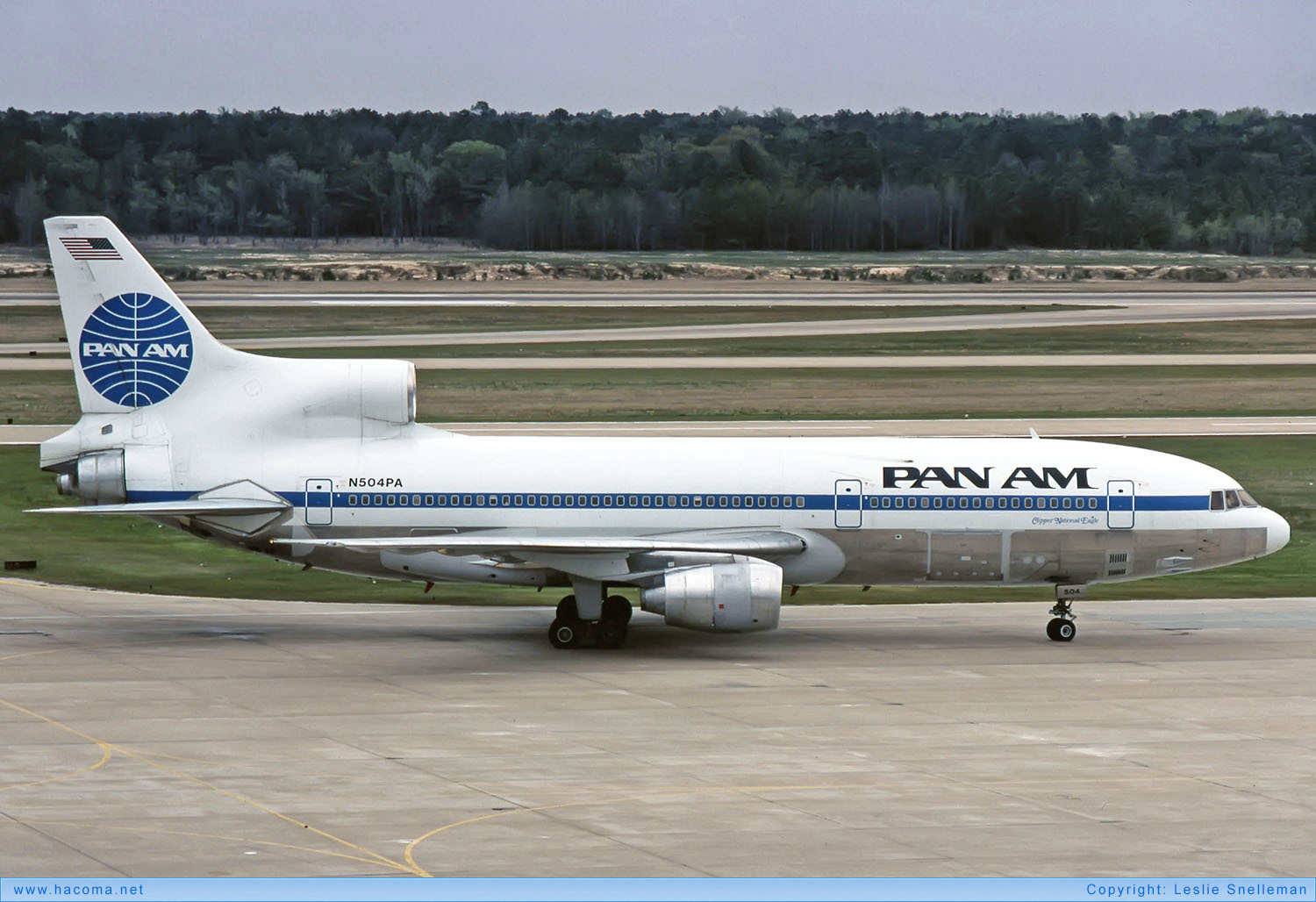 Foto von N504PA - Pan Am Clipper National Eagle - Houston Intercontinental Airport - 17.03.1981