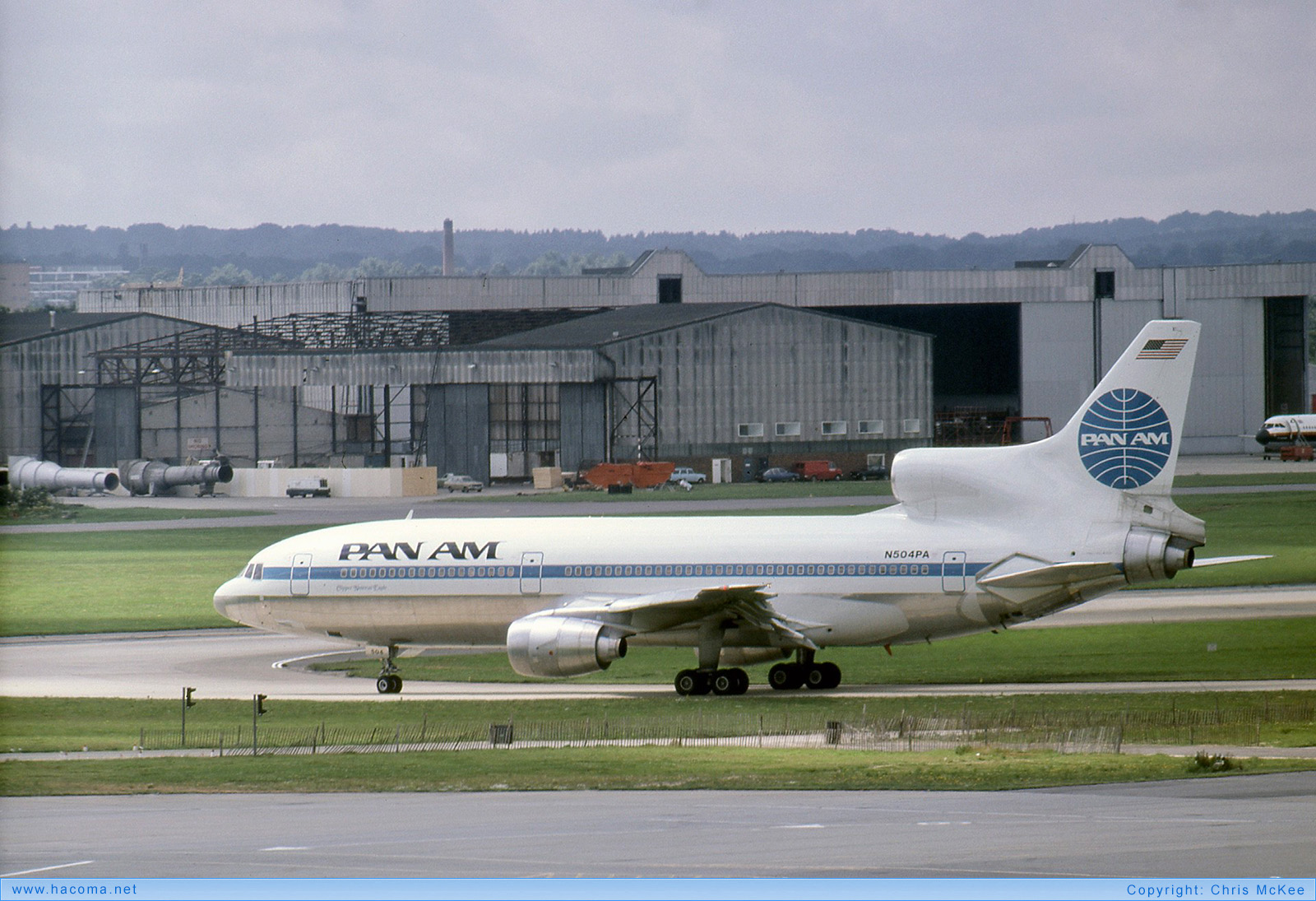 Photo of N504PA - Pan Am Clipper National Eagle - Gatwick Airport - Jul 31, 1980