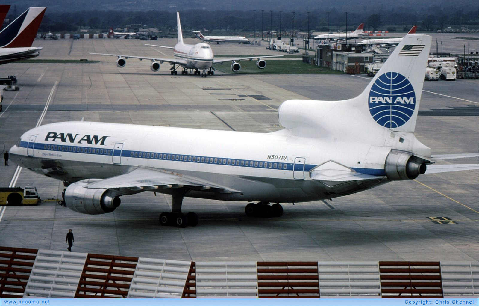 Photo of N507PA - Pan Am Clipper Northern Eagle - Gatwick Airport - Apr 20, 1981