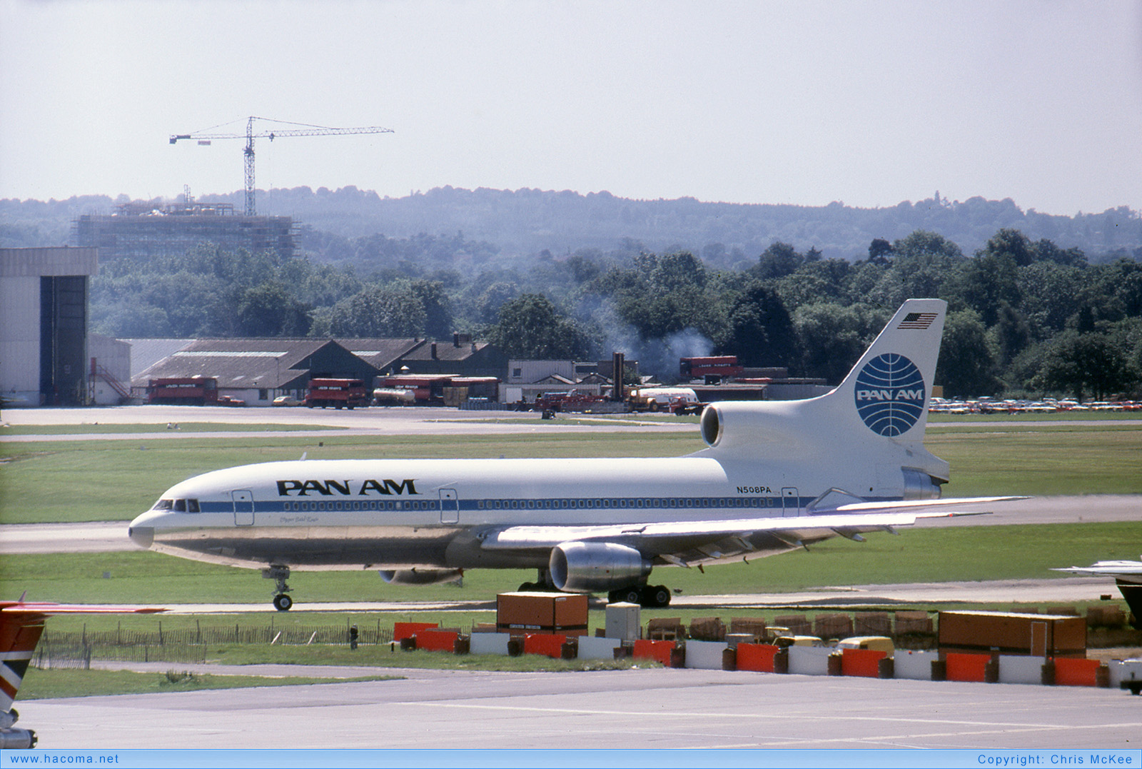 Foto von N508PA - Pan Am Clipper Bald Eagle - Gatwick Airport - 24.07.1980