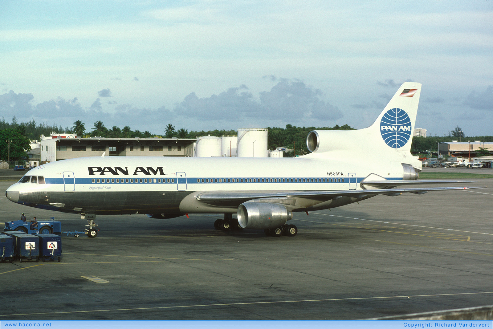 Photo of N508PA - Pan Am Clipper Bald Eagle - Isla Verde International Airport - Sep 1980