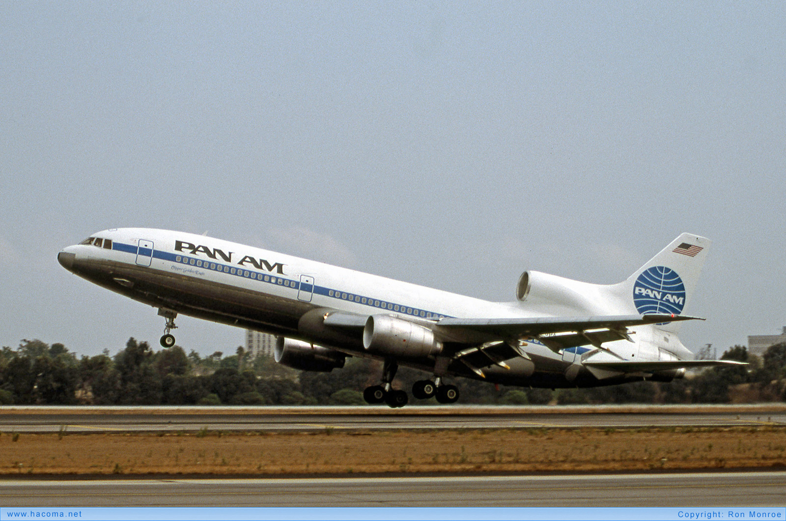 Foto von N509PA - Pan Am Clipper Golden Eagle - Los Angeles International Airport - 08.1980