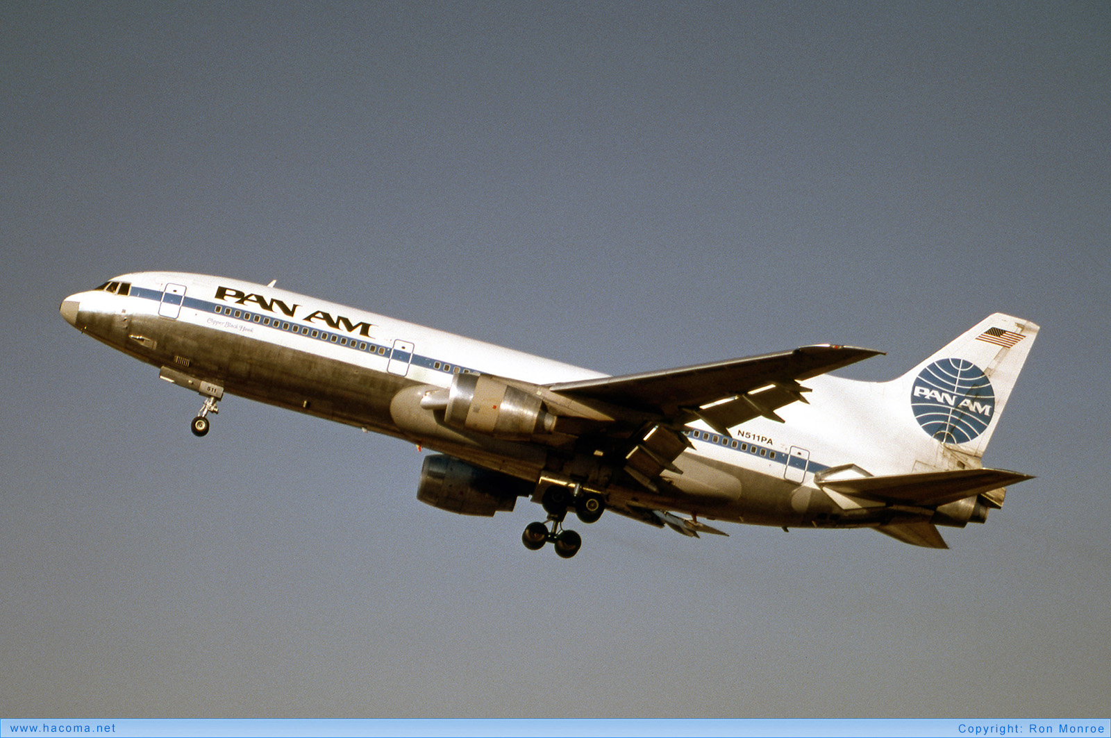 Foto von N511PA - Pan Am Clipper Black Hawk - Los Angeles International Airport - 02.1985
