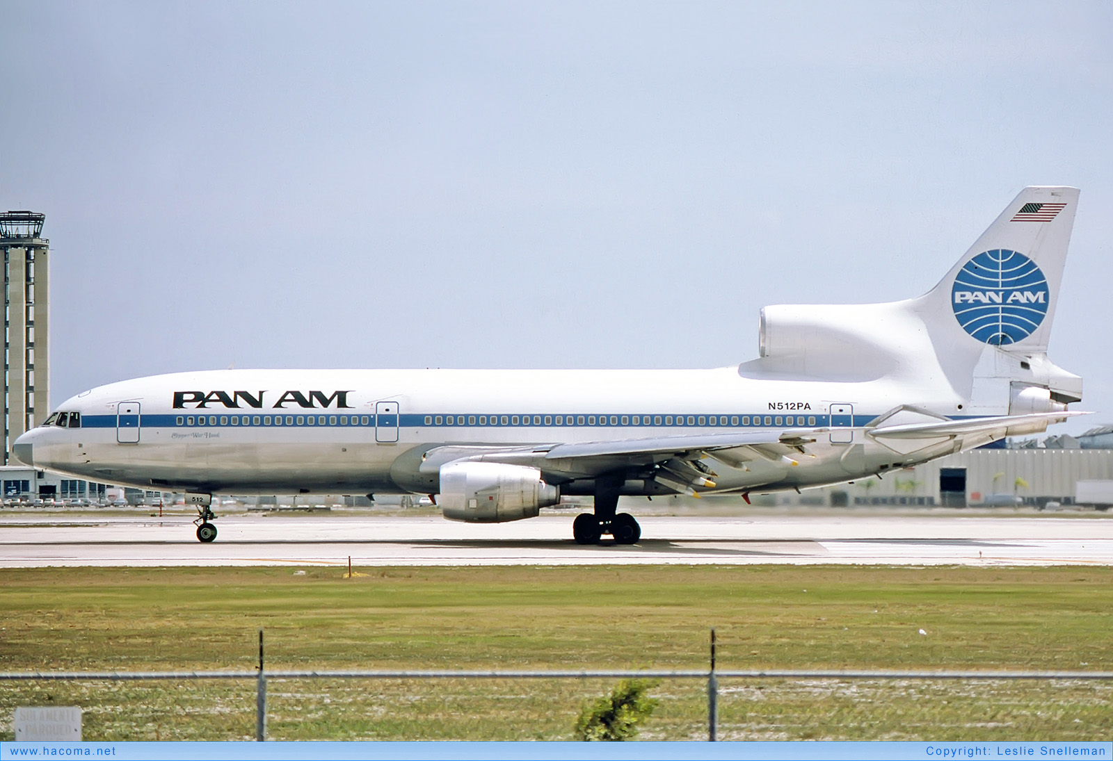 Photo of N512PA - Pan Am Clipper War Hawk - Miami International Airport - May 3, 1983