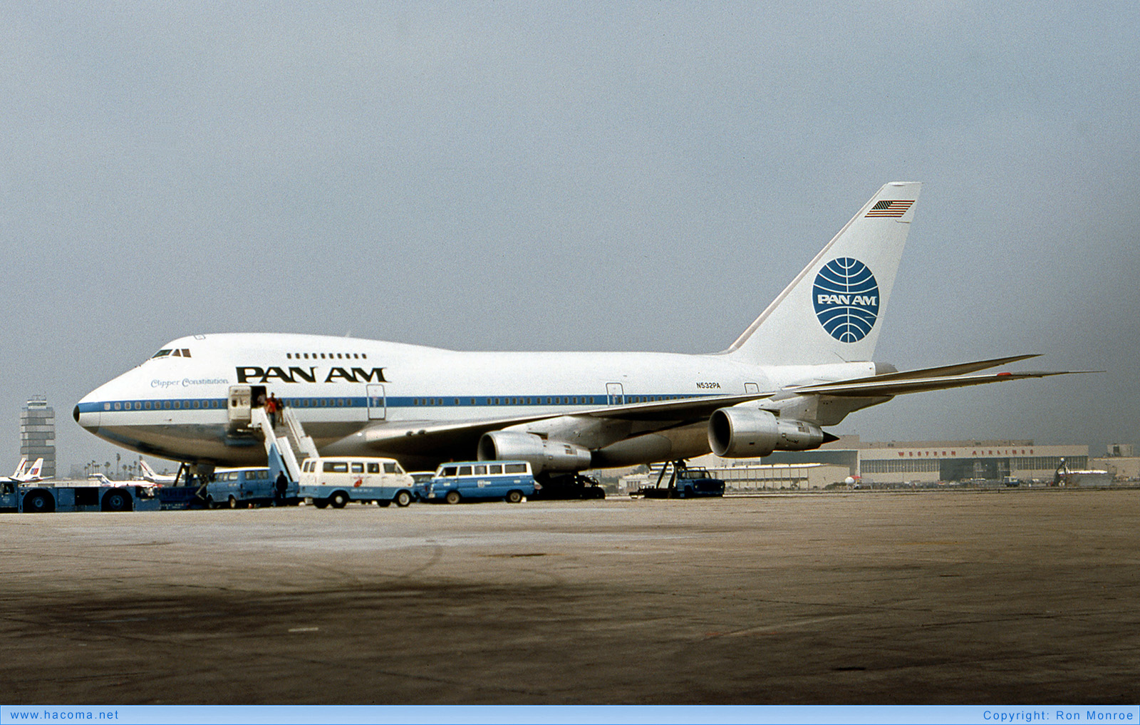 Foto von N532PA - Pan Am Clipper Constitution / KISS Special - Los Angeles International Airport - 04.1978