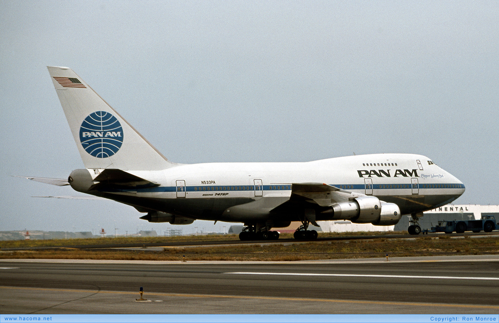 Foto von N533PA - Pan Am Clipper Freedom / Liberty Bell / New Horizons / Young America / San Francisco - Los Angeles International Airport - 05.1976