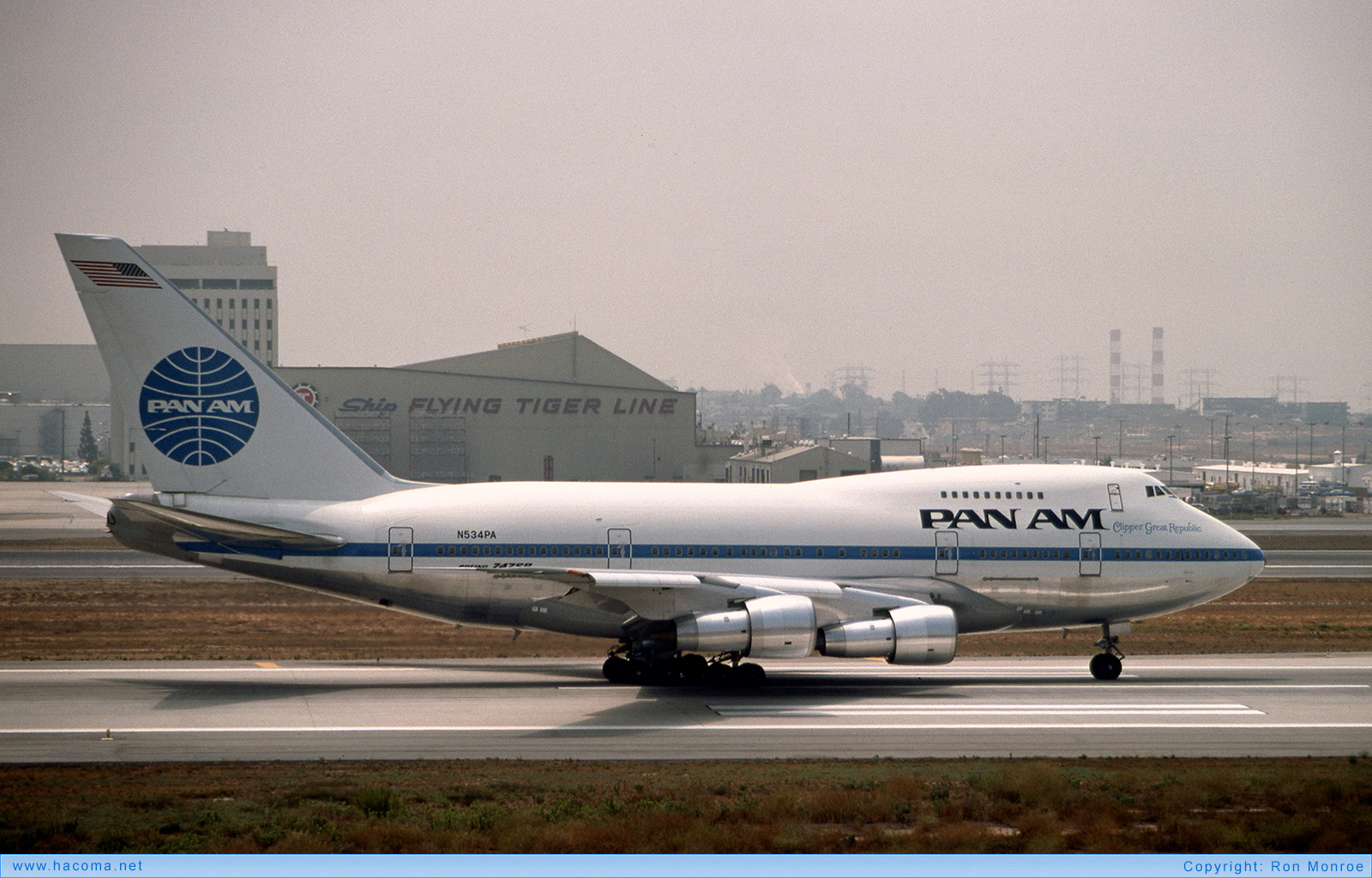 Foto von N534PA - Pan Am Clipper Great Republic - Los Angeles International Airport - 07.1976