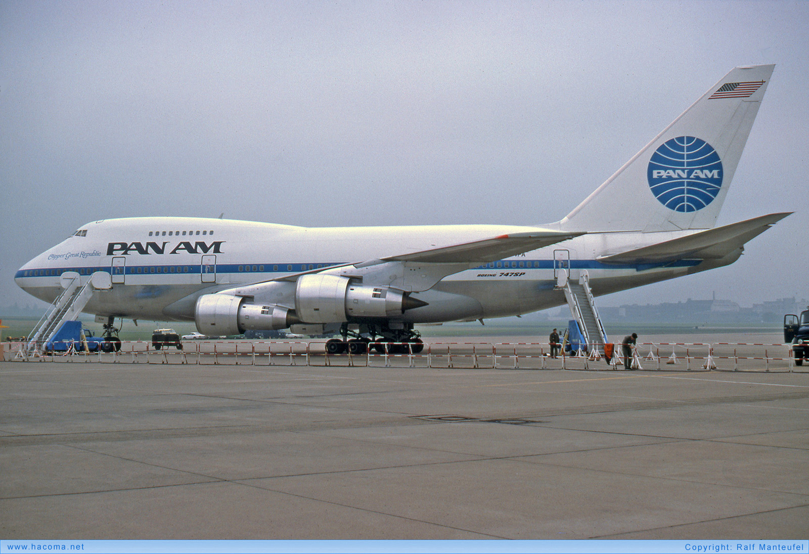 Photo of N534PA - Pan Am Clipper Great Republic - Berlin Tempelhof Airport - Sep 1976