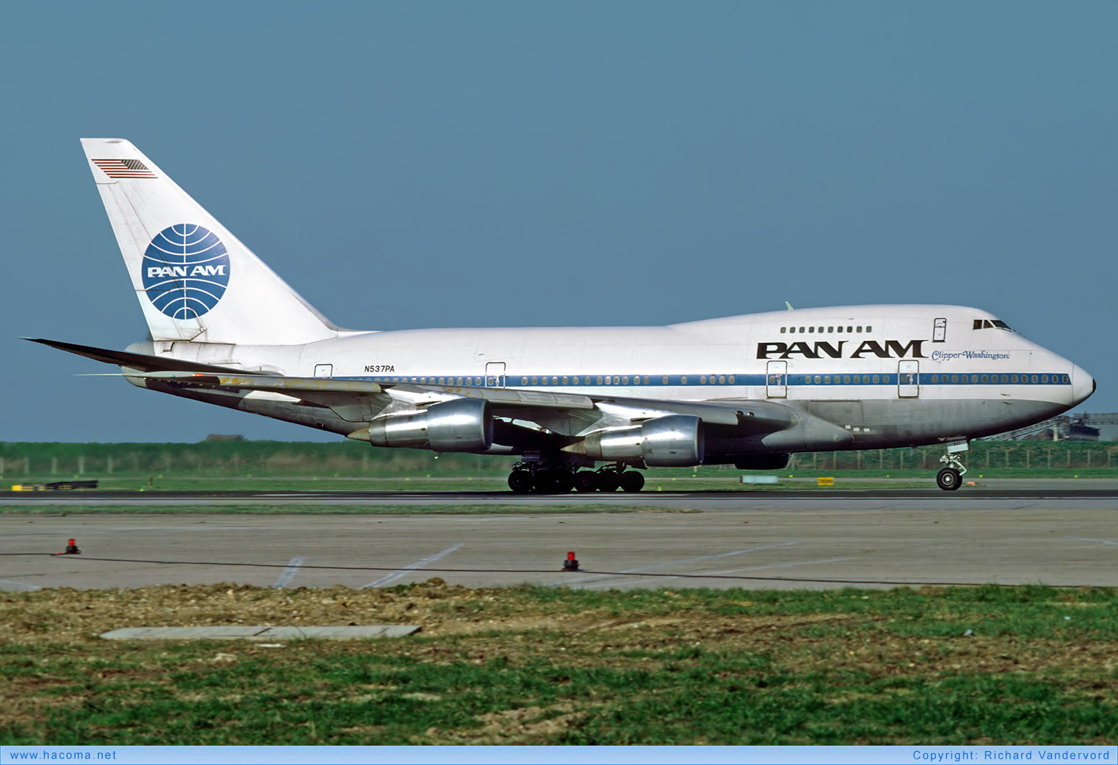 Foto von N537PA - Pan Am Clipper High Flyer / Washington - London Heathrow Airport - 04.1984