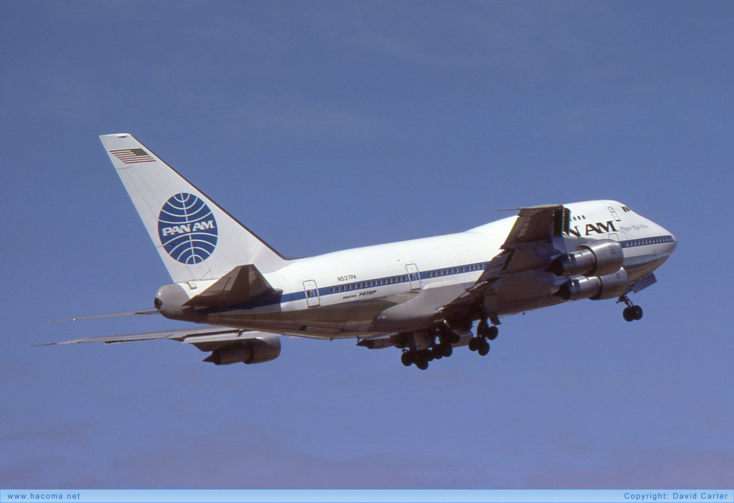 Foto von N537PA - Pan Am Clipper High Flyer / Washington - Kingsford Smith International Airport - 04.1979