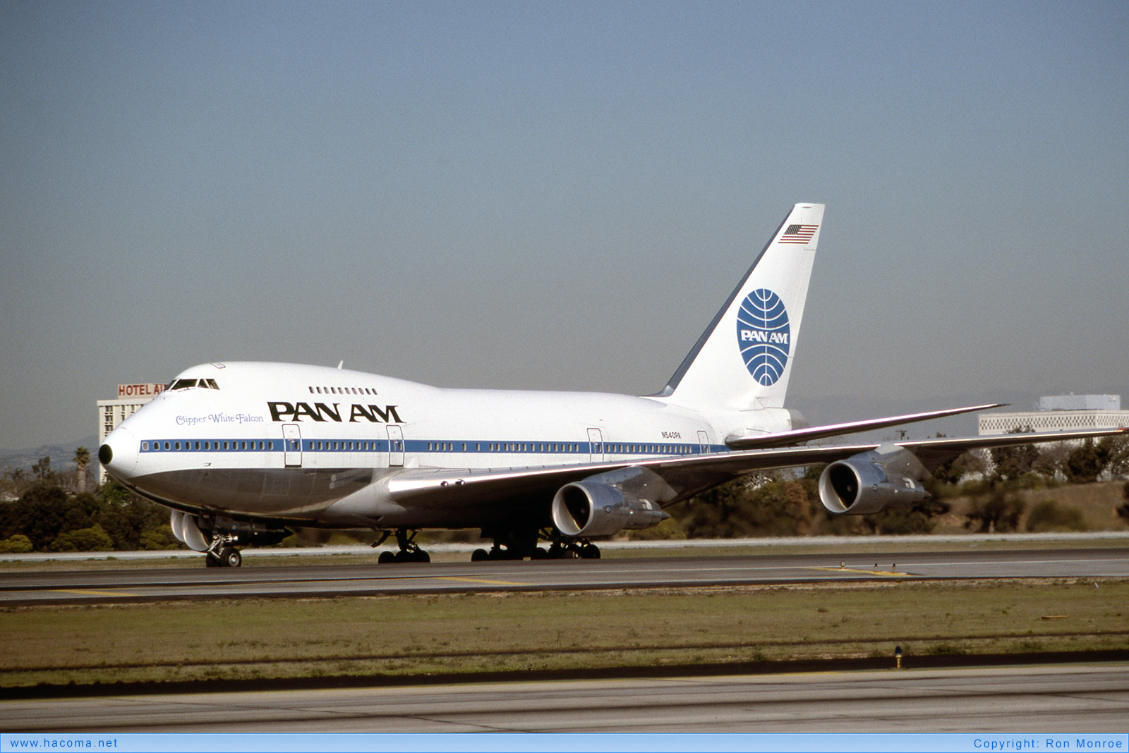 Photo of N540PA - Pan Am Clipper White Falcon / Flying Arrow / Star of the Union / China Clipper - Los Angeles International Airport - Mar 1980