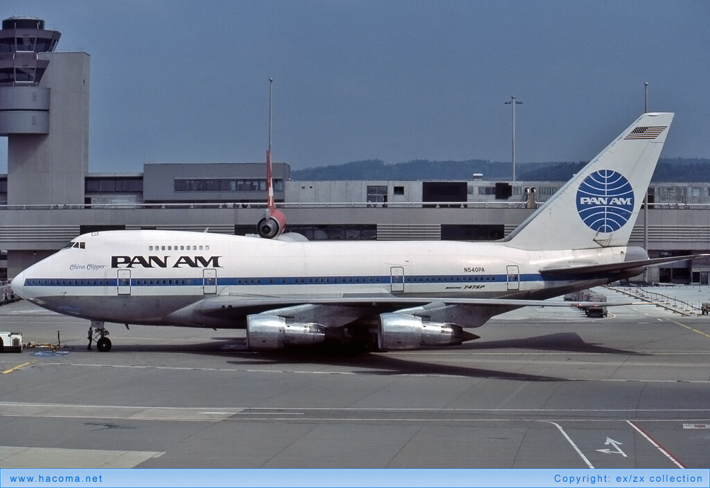 Photo of N540PA - Pan Am Clipper White Falcon / Flying Arrow / Star of the Union / China Clipper - Zurich International Airport