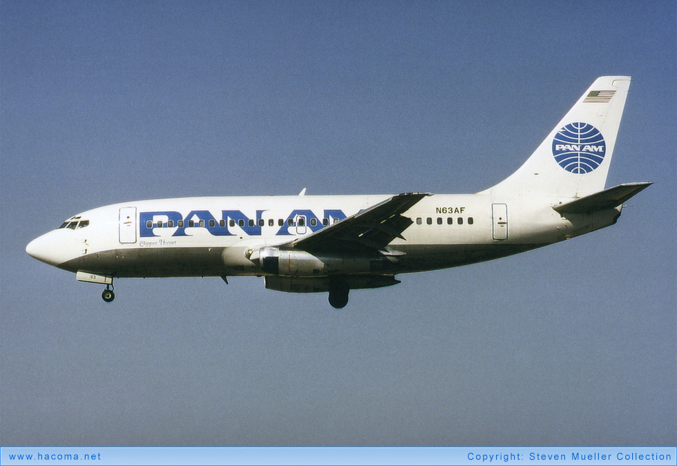 Photo of N63AF - Pan Am Clipper Schoeneberg / Poland / Hornet - Miami International Airport - 1988