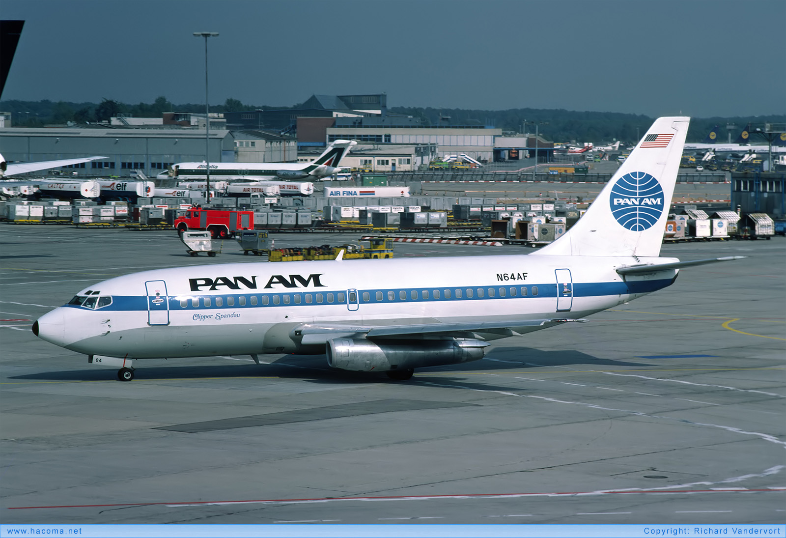 Photo of N64AF - Pan Am Clipper Spandau / San Diego / Morning Glory - Frankfurt International Airport - Sep 1982