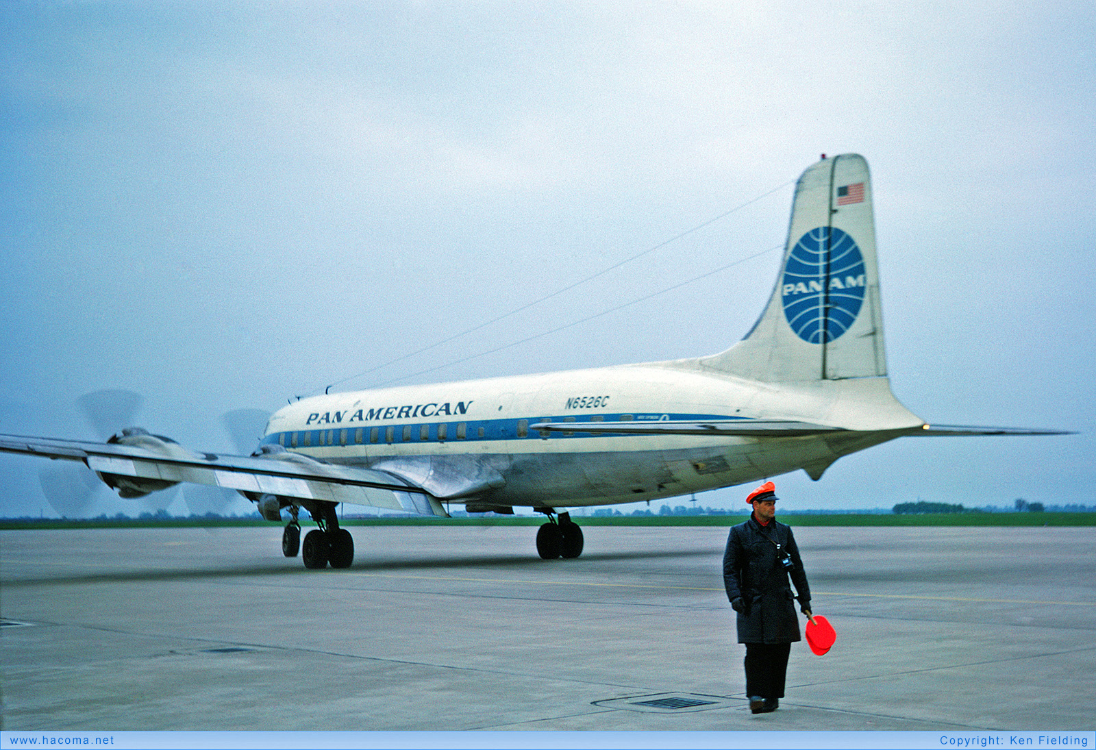 Photo of N6526C - Pan Am Clipper Evening Star / Great Lakes / Mount Vernon / Heidelberg - Hanover Airport - May 2, 1964