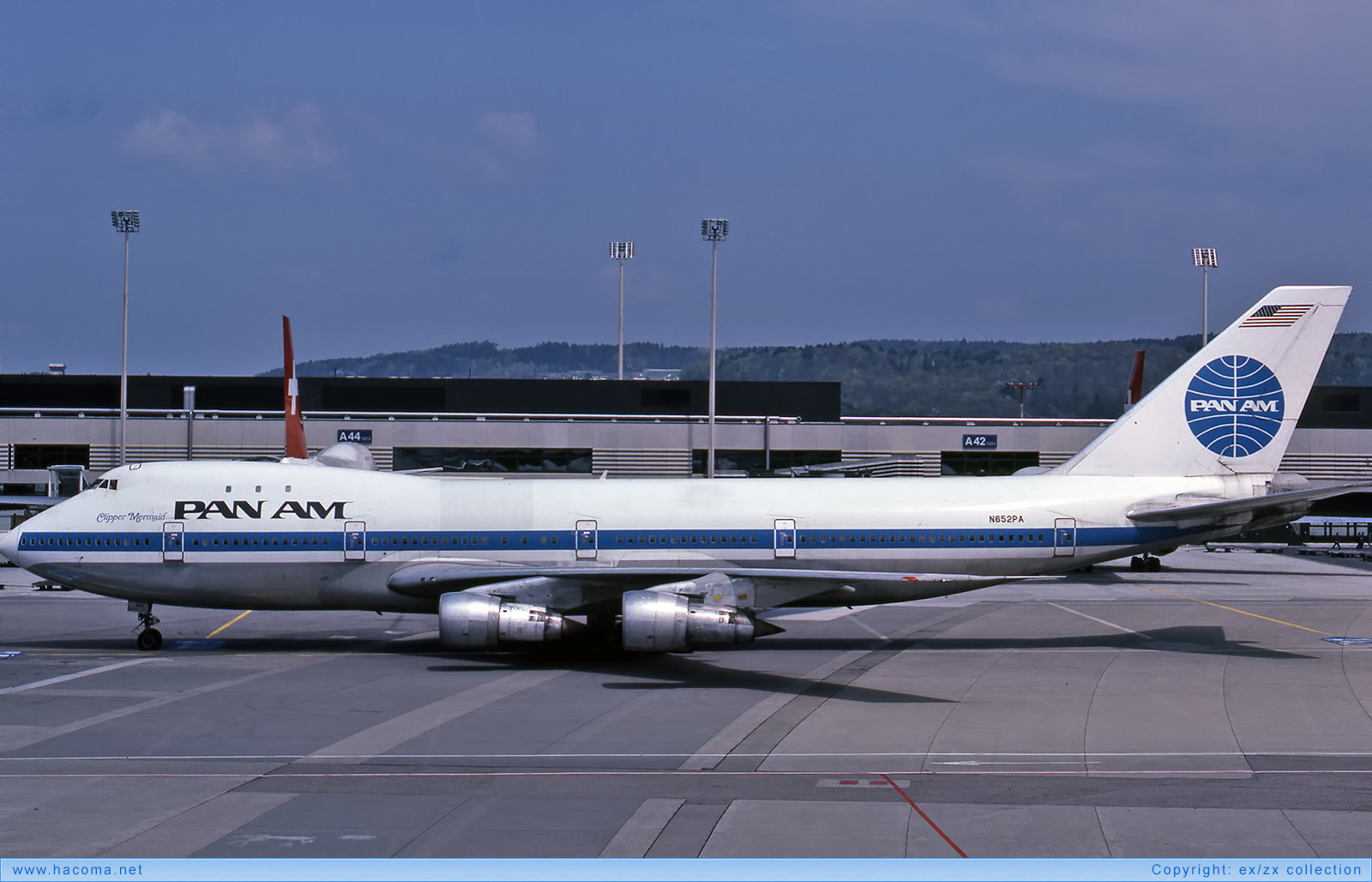 Photo of N652PA - Pan Am Clipper Pacific Trader / Mermaid - Zurich International Airport