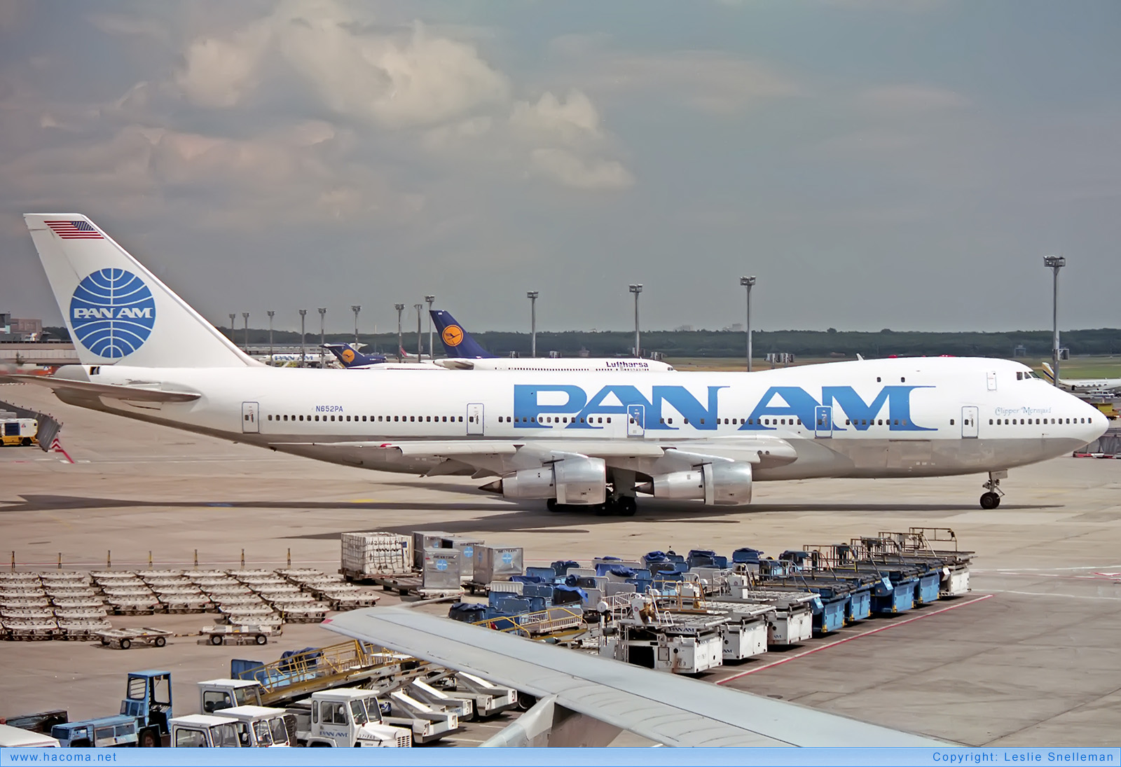 Foto von N652PA - Pan Am Clipper Pacific Trader / Mermaid - Flughafen Frankfurt am Main - 10.07.1990