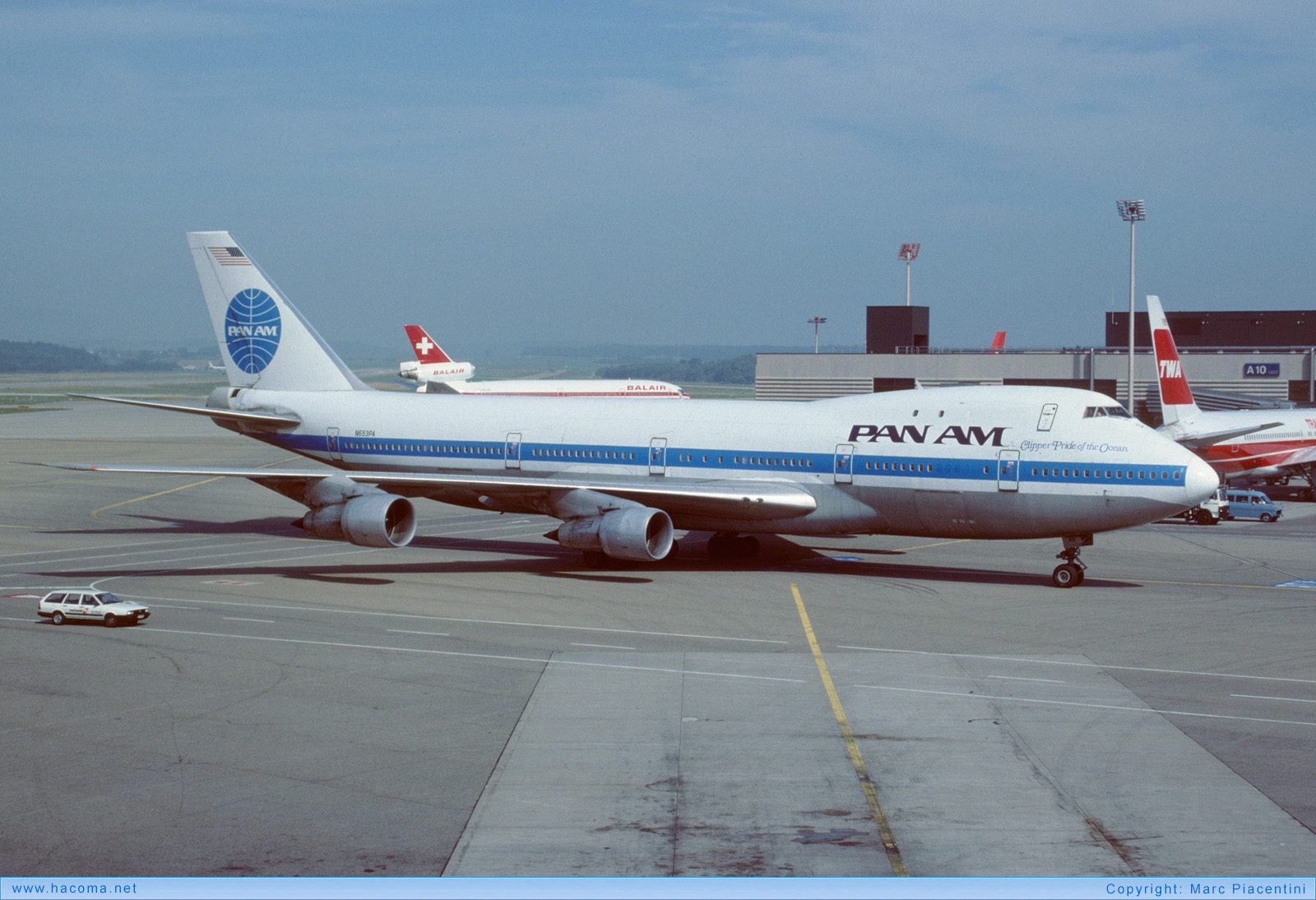 Foto von N653PA - Pan Am Clipper Unity / Pride of the Ocean - Flughafen Zürich - 25.08.1988
