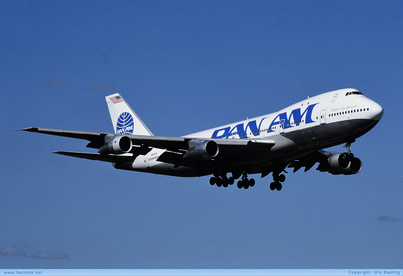 Foto von N655PA - Pan Am Clipper Wild Fire / Sea Serpent - Miami International Airport - 01.1991